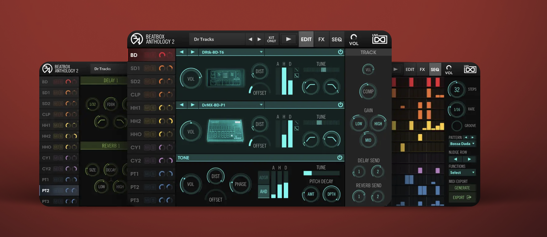 UVI UVI Bundle: Delay + BeatBox Anthology 2 [Firm Pric